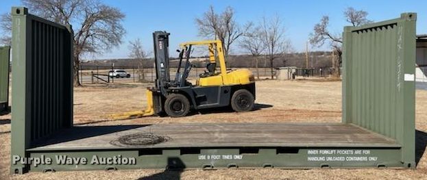 image for item IS9468 Shoals American FR-20-8 flat rack shipping container