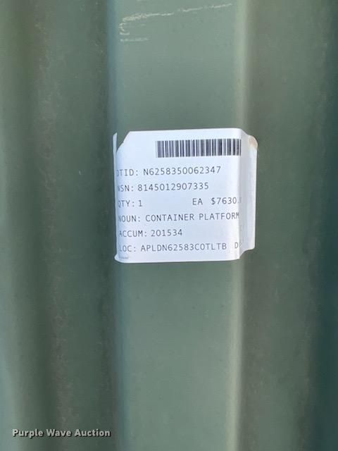 image for item IS9468 Shoals American FR-20-8 flat rack shipping container