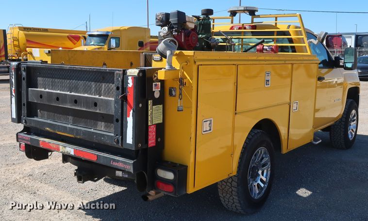 image for item IY9126 2015 Chevrolet Silverado 3500HD  utility bed pickup truck
