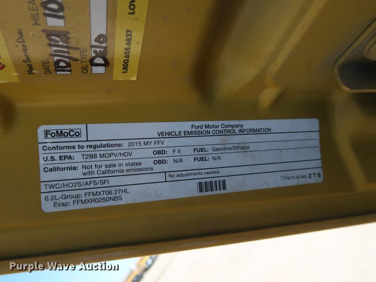 image for item IY9128 2015 Ford F350 Super Duty  utility bed pickup truck