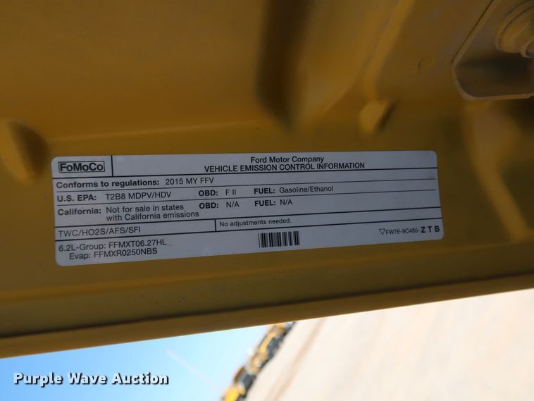 image for item IY9131 2015 Ford F350 Super Duty  utility bed pickup truck