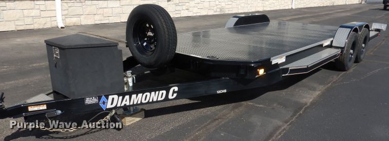 image for item JE9574 2018 Diamond C  car trailer