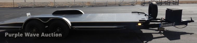 image for item JE9574 2018 Diamond C  car trailer