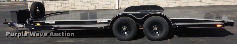 image for item JE9574 2018 Diamond C  car trailer