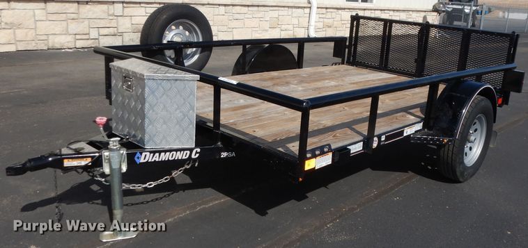 image for item JE9576 2018 Diamond C  utility trailer