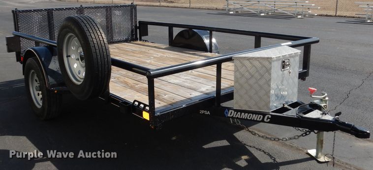 image for item JE9576 2018 Diamond C  utility trailer