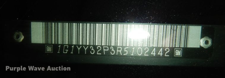 image for item JE9616 1994 Chevrolet Corvette 2LT  convertible