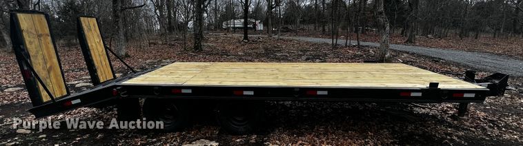 image for item JH9387 1992 Belshe T24  utility trailer