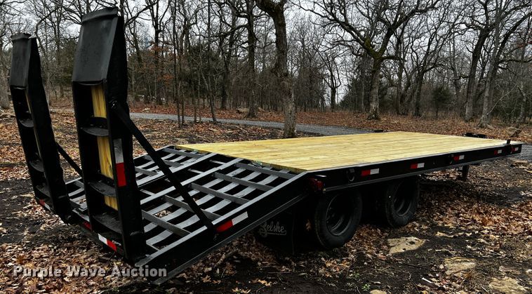 image for item JH9387 1992 Belshe T24  utility trailer