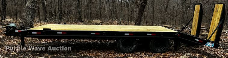 image for item JH9387 1992 Belshe T24  utility trailer