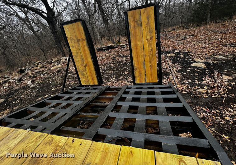 image for item JH9387 1992 Belshe T24  utility trailer