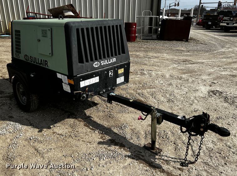 image for item JH9396 Sullair 185  air compressor