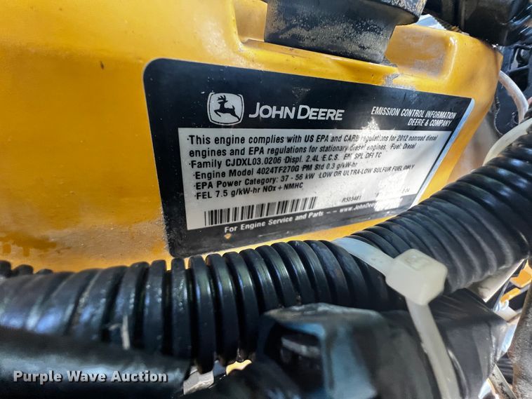 image for item JH9396 Sullair 185  air compressor