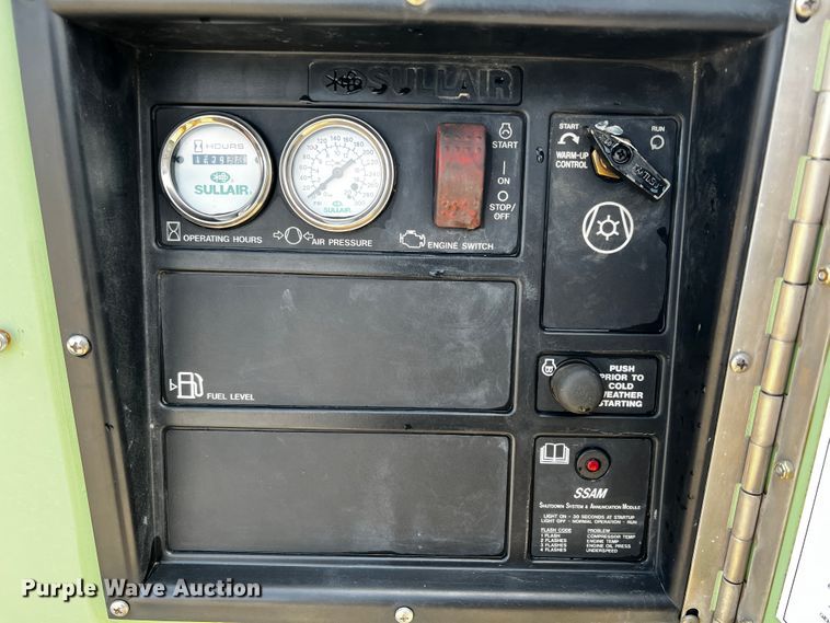 image for item JH9396 Sullair 185  air compressor