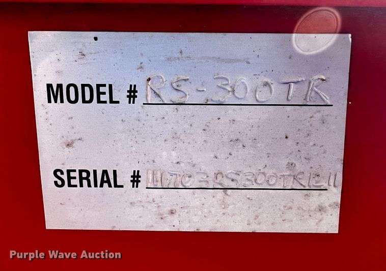 image for item JH9409 Equipment Depot RS-300TR  barrel trailer