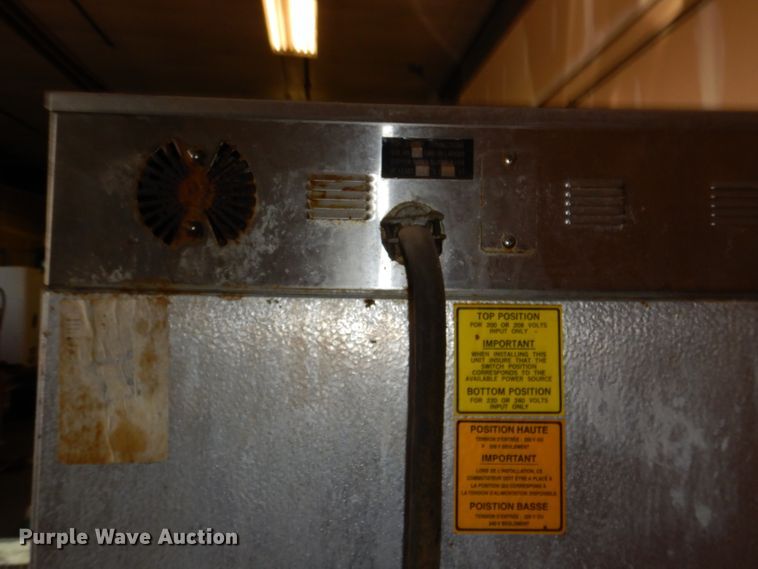 image for item JJ9304 Alto Shaam stainless steel double oven