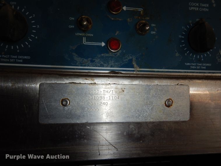 image for item JJ9304 Alto Shaam stainless steel double oven