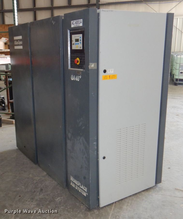image for item JJ9346 2006 Atlas Copco GA 45 plus  air compressor
