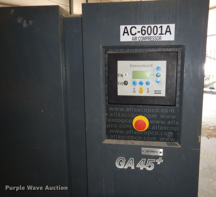 image for item JJ9346 2006 Atlas Copco GA 45 plus  air compressor