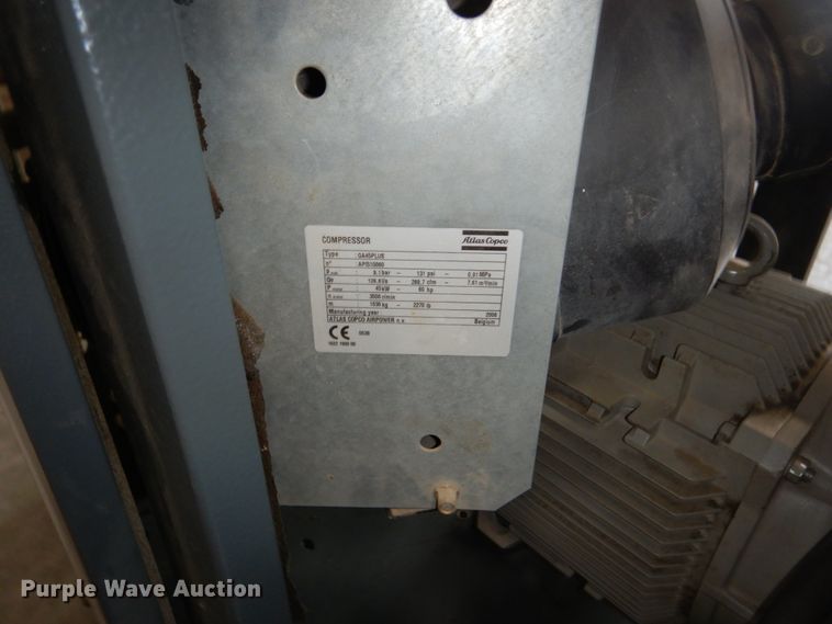 image for item JJ9347 2006 Atlas Copco GA 45 plus  air compressor