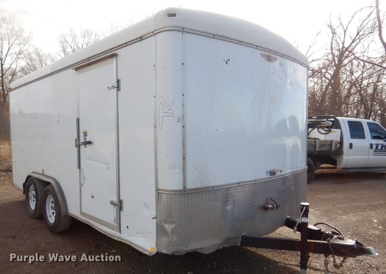 image for item JK9557 2011 H&H Trailers  enclosed cargo trailer