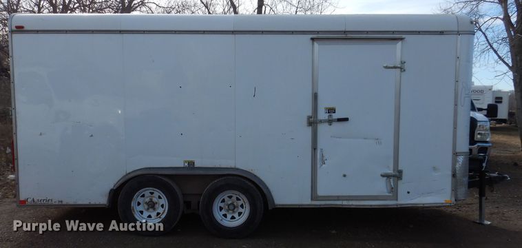 image for item JK9557 2011 H&H Trailers  enclosed cargo trailer