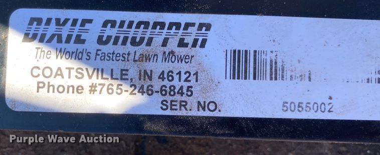 image for item JN9222 Dixie Chopper  ZTR lawn mower
