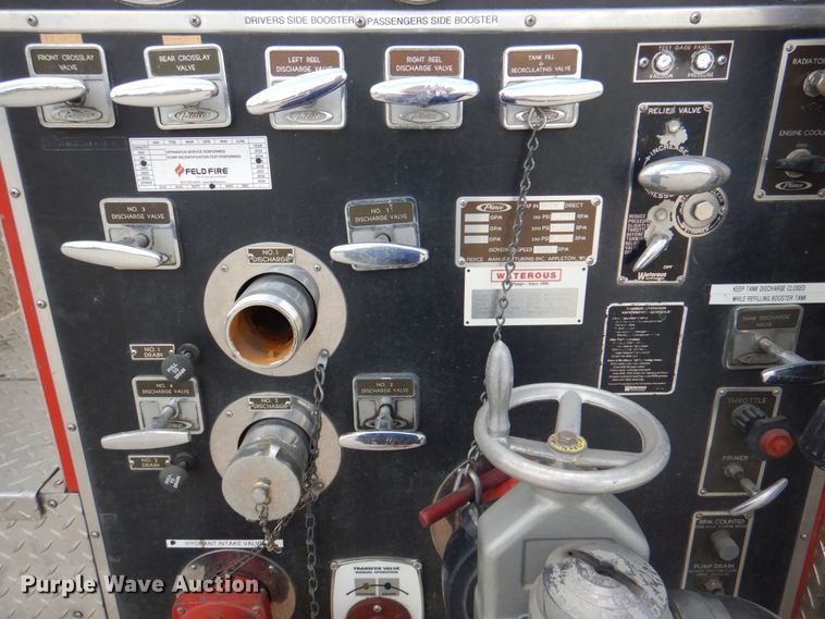 image for item JY9834 1977 Ford Custom Cab 8000  pumper fire truck