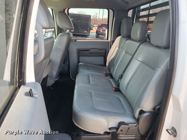 image for item KG9675 2012 Ford F550 Super Duty XL  Crew Cab flatbed truck