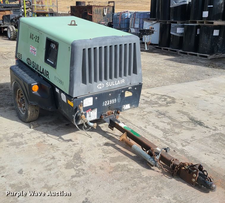 image for item KG9695 Sullair 185  air compressor