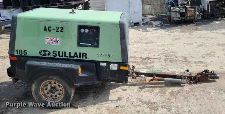 image for item KG9695 Sullair 185  air compressor