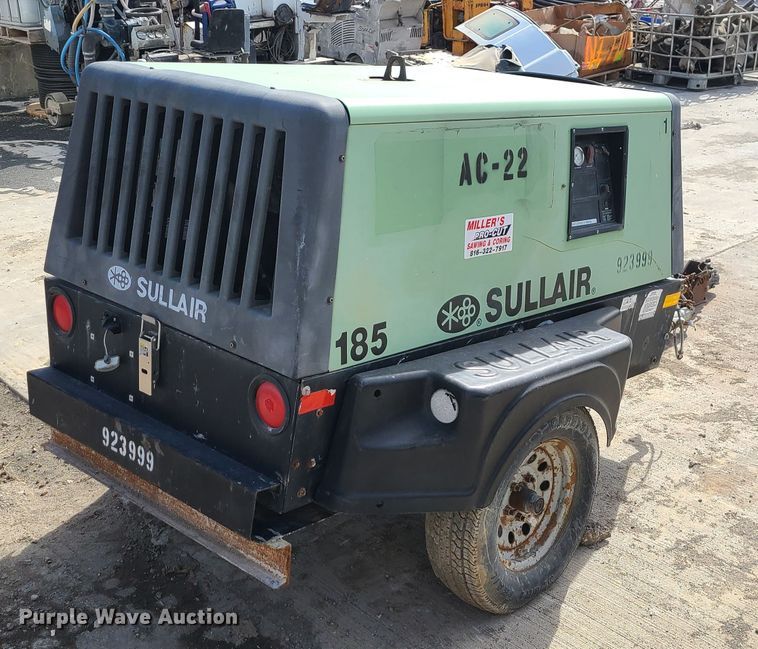 image for item KG9695 Sullair 185  air compressor