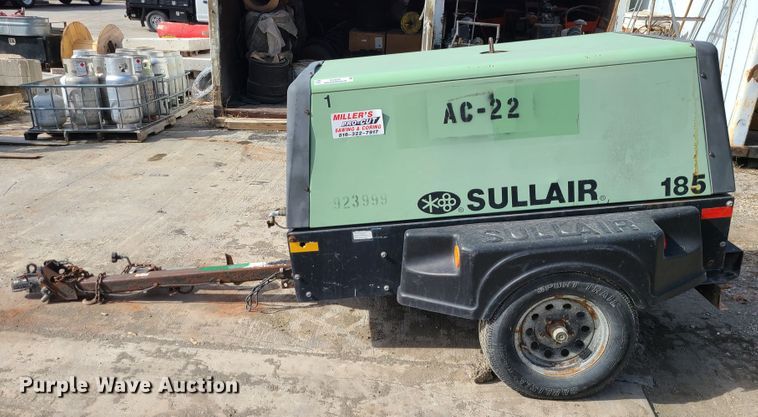 image for item KG9695 Sullair 185  air compressor