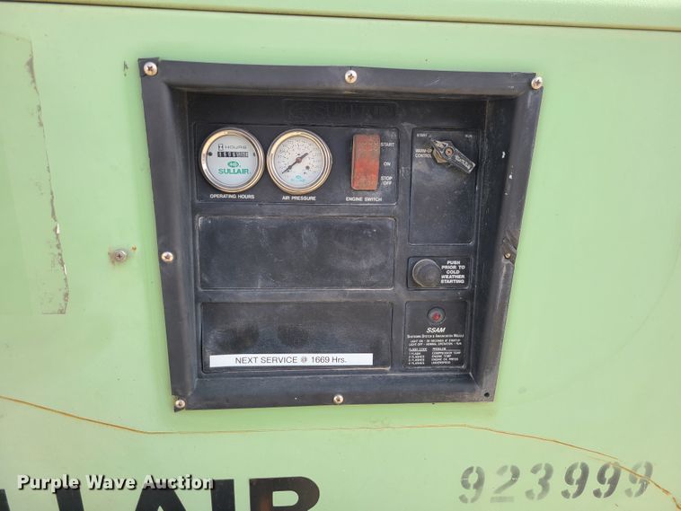 image for item KG9695 Sullair 185  air compressor