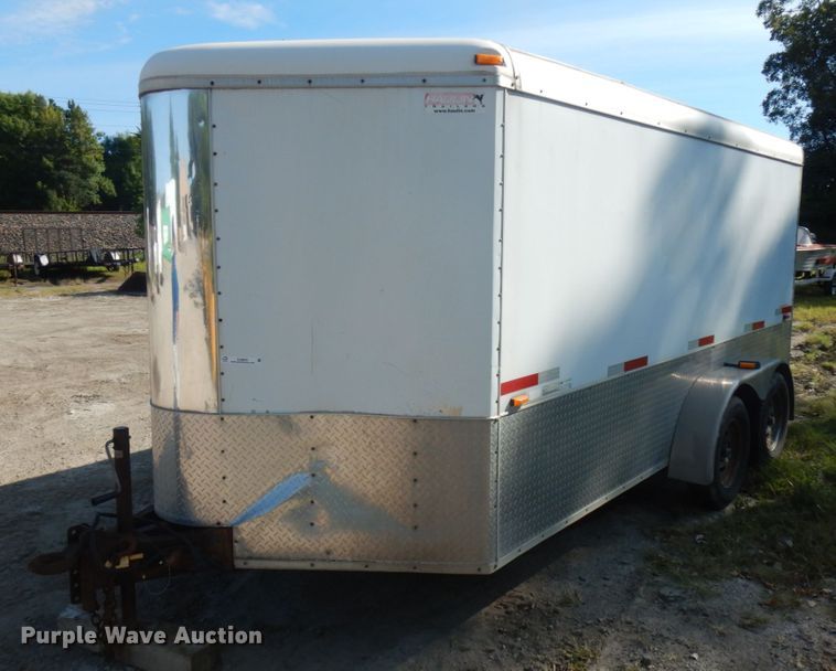 image for item KJ9943 2008 Forest River  enclosed cargo trailer