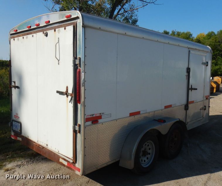 image for item KJ9943 2008 Forest River  enclosed cargo trailer