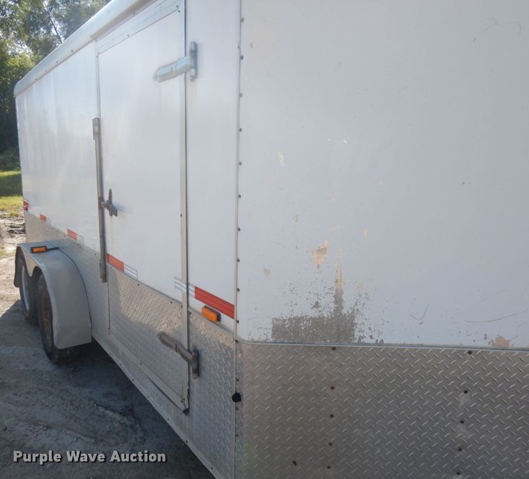 image for item KJ9943 2008 Forest River  enclosed cargo trailer
