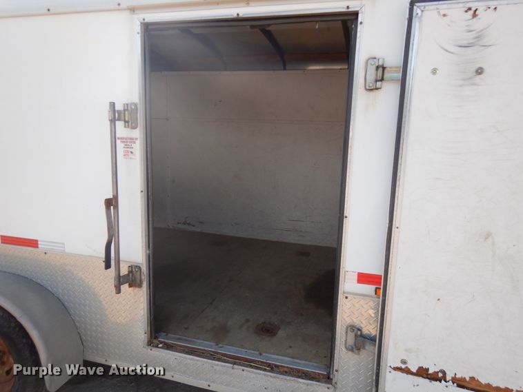 image for item KJ9943 2008 Forest River  enclosed cargo trailer