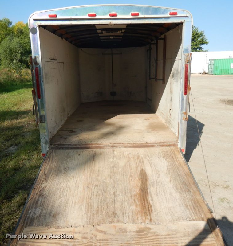 image for item KJ9943 2008 Forest River  enclosed cargo trailer