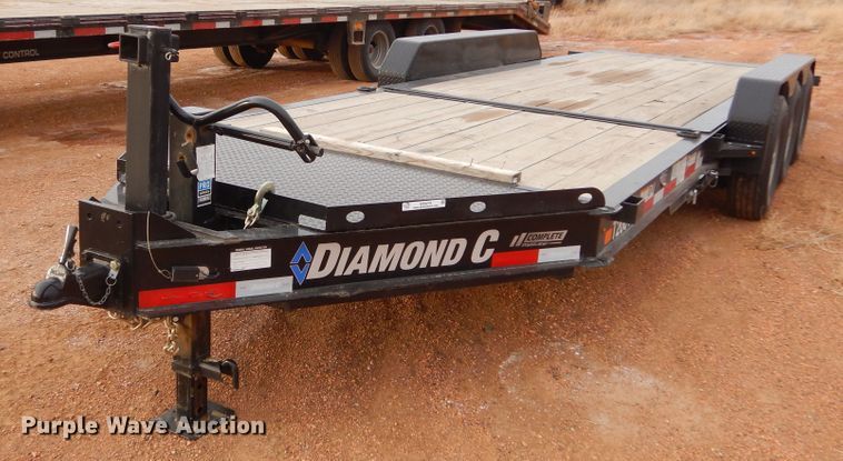 image for item KS9279 2020 Diamond C  tilt deck equipment trailer