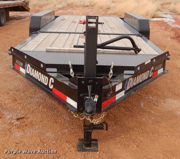 image for item KS9279 2020 Diamond C  tilt deck equipment trailer