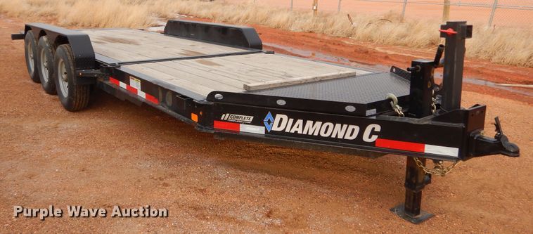 image for item KS9279 2020 Diamond C  tilt deck equipment trailer