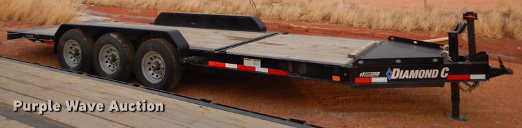 image for item KS9279 2020 Diamond C  tilt deck equipment trailer