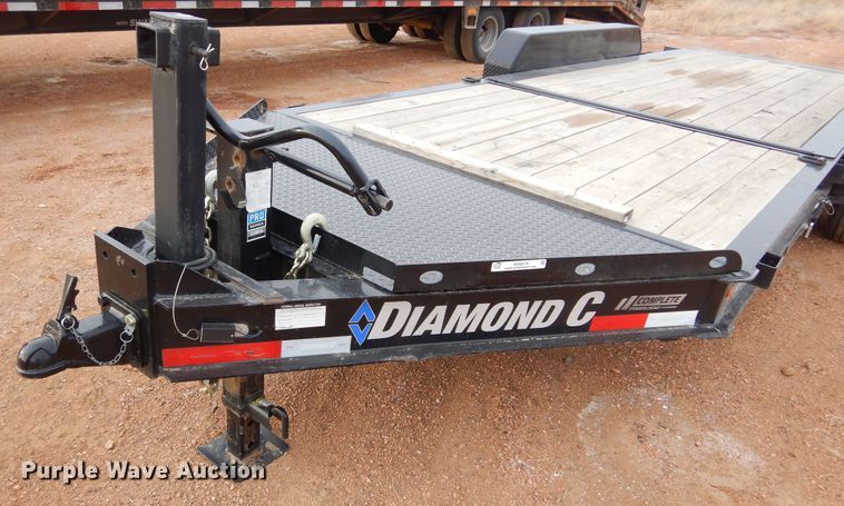 image for item KS9279 2020 Diamond C  tilt deck equipment trailer