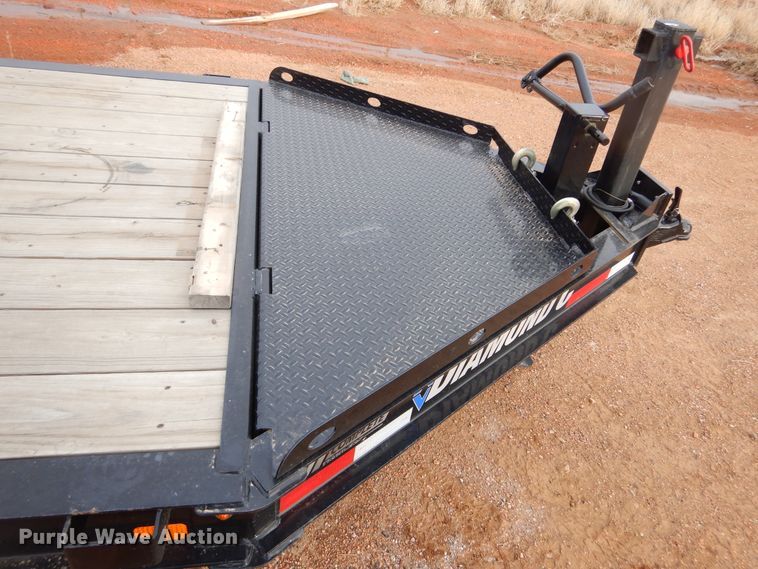 image for item KS9279 2020 Diamond C  tilt deck equipment trailer