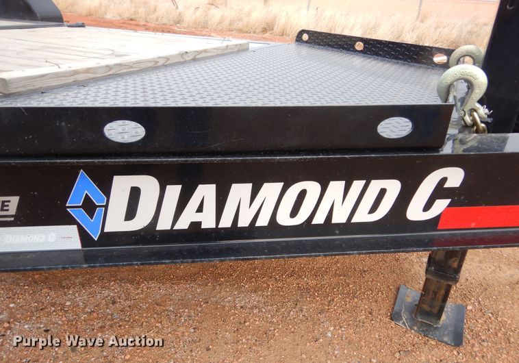 image for item KS9279 2020 Diamond C  tilt deck equipment trailer