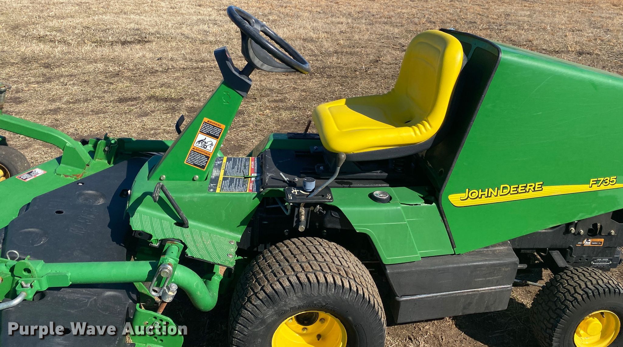 John Deere F735 lawn mower in Collinsville, OK Item JN9211 sold