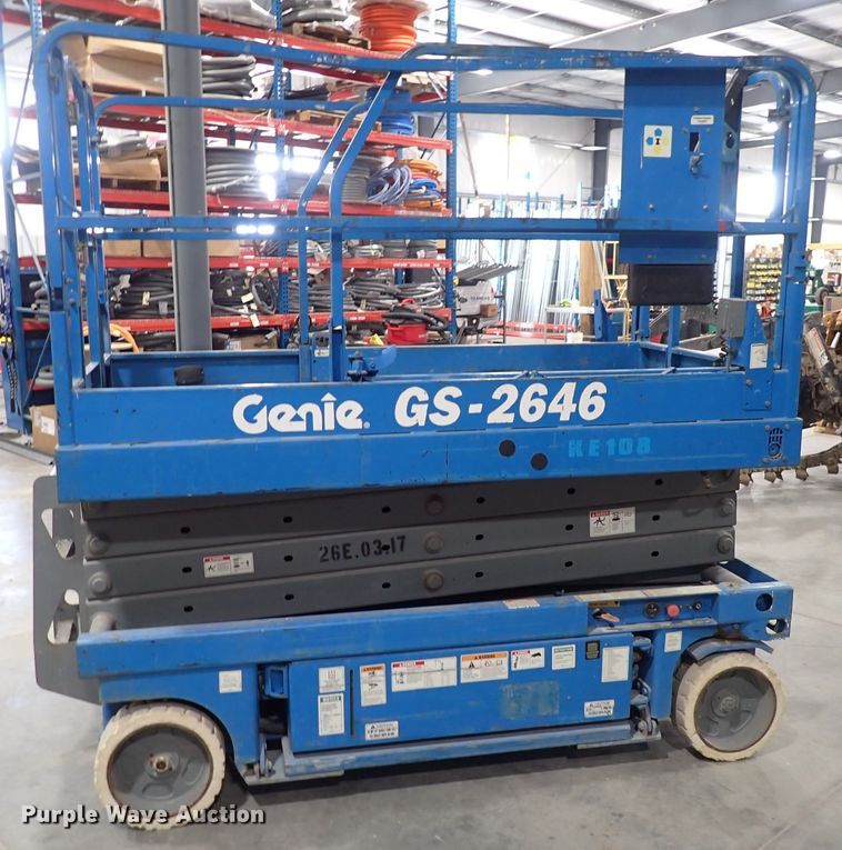 image for item DC4068 2003 Genie GS2646  scissor lift