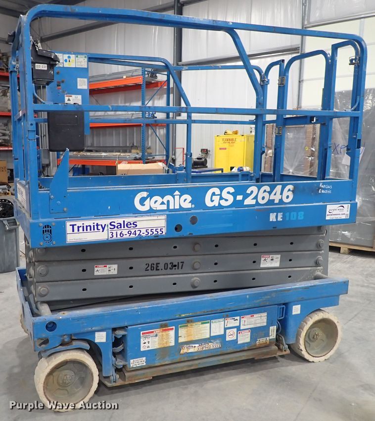 image for item DC4068 2003 Genie GS2646  scissor lift