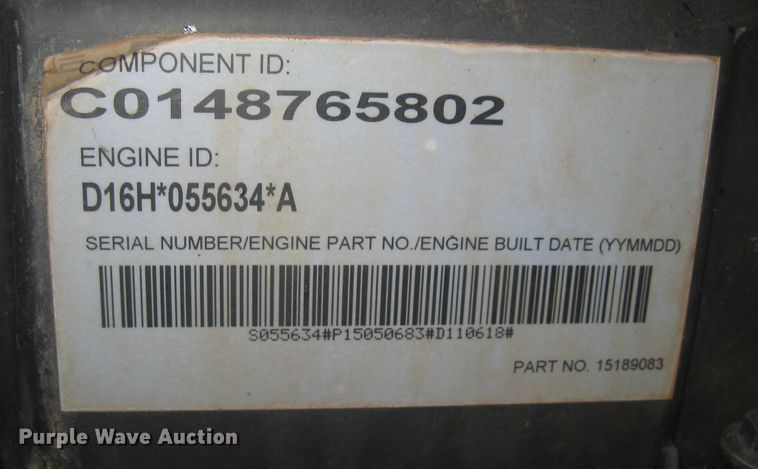 image for item DG5329 2011 Volvo A40F  haul truck